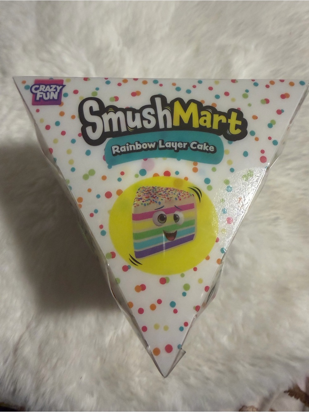 Rainbow Layer Cake Squishy Toy - Multicolor